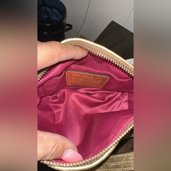 Coach Scribble Multicolor Signature Demi Bag with Gold Metallic Trim (F42236) - Picture 6 of 6